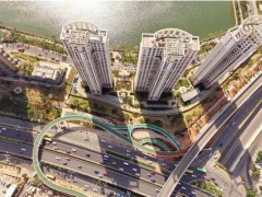 (中国首条"空中"自行车道试运营)全长7.6公里(时速25km/h)