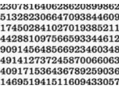 世界上最接近神的数字：一组是圆周率 一组是黄金比例